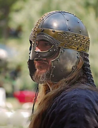 Viking wolf helmet medieval - viking,
