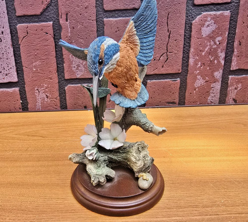 Vintage kingfisher diving - kingfisher,