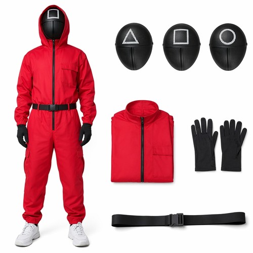 Red squid game - red, jumpsuit