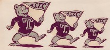 Vintage Mascot Bear Sticker