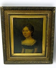 Georgian Regency Oil on Panel