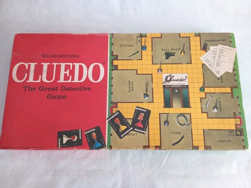 Waddingtons cluedo board game - waddingtons,