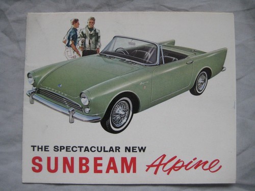 Sunbeam alpine fold out - sunbeam,