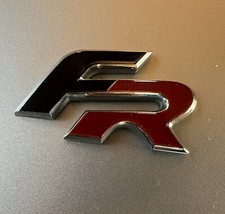 GENUINE PART - SEAT FR BLACK/RED REAR BOOT BADGE FOR IBIZA LEON ALTEA