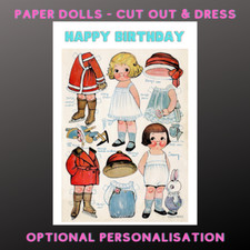 Personalised Paper Dolls