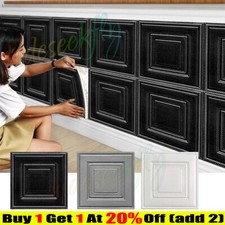 60PCS Large Drop Ceiling Tiles Wall Sticker·XPE Self-adhesive.Ceiling Foam Panel