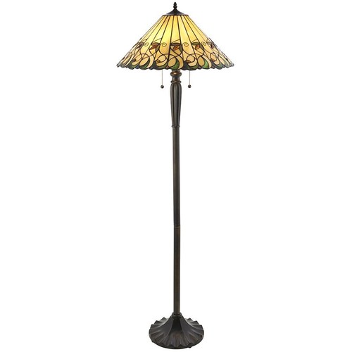 Tiffany twin floor lamp - tiffany,