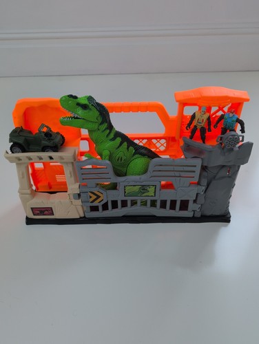 Dinosaur playset with - with, light