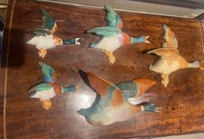 Vintage Mallard Flying Ducks  Wall Plaques 6 Ducks