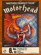 MOTORHEAD Another Perfect Day Tour RARE GERMAN POSTER  8th November 1983 Lemmy