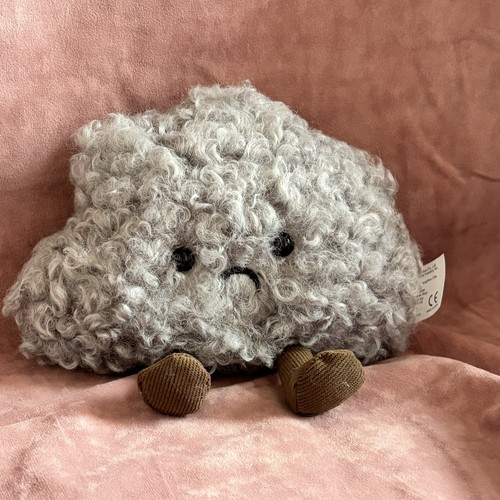Sad cloud goth plush - plush, cute