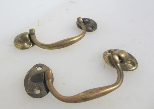 Vintage brass drawer drop - vintage,