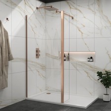 Brushed Bronze Walk In Wet