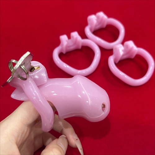 Short resin male - chastity, cage