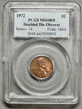 1972  DOUBLED DIE OBV