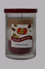 RARE Jelly Belly Raspberry Creme Brulee Candle