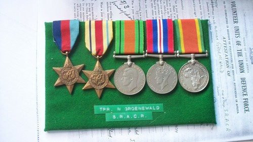 Wwii rhodesia group - group, medals