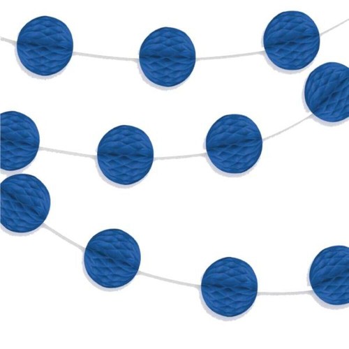 Royal blue mini honeycomb - blue,