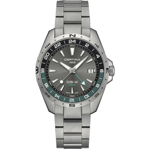 Certina gmt 2mm grey - gmt, 41.2mm