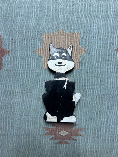 Vintage antique wood - cut, out