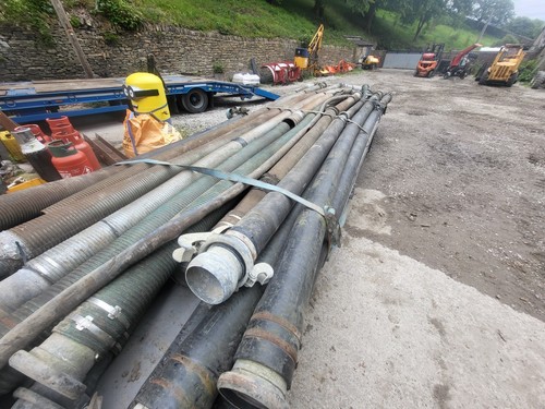Slurry pipe for vacuum - pipe, tanker