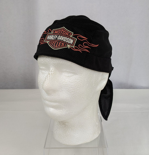 Harley davidson black bandana - harley,