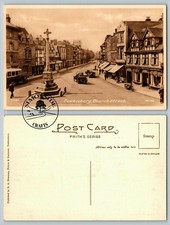 Gloucestershire Church street Tewkesbury unused Postcard p1-7