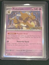 Alakazam MEP 003, Mega Evolution Stamped, Prerelease Pokémon Tcg Promo Mep003