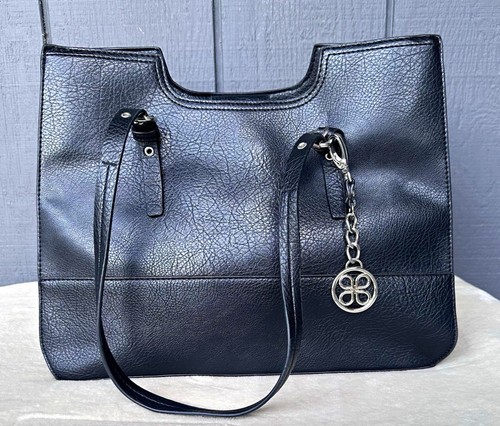 Bueno black tote shoulder bag - bueno,