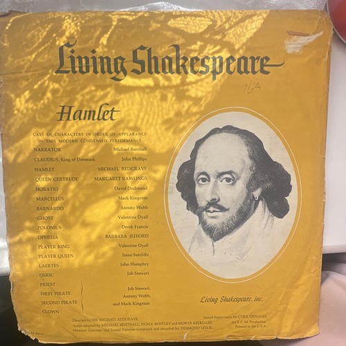 Living shakespeare hamlet - living, lp