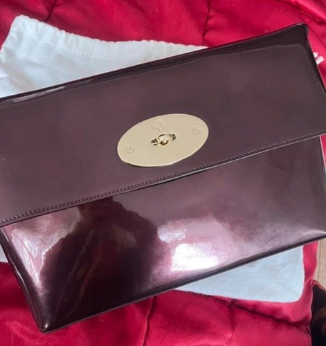 Mulberry clemmie patent clutch - mulberry,