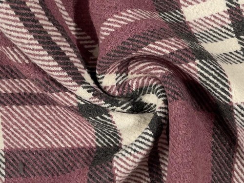 Fleece backed tartan check - backed,
