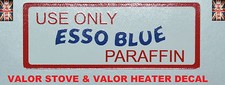 ESSO BLUE DECAL STICKER VALOR
