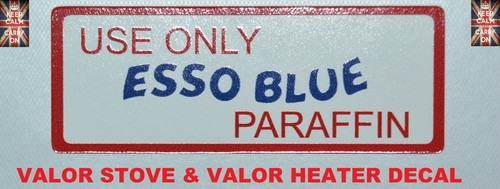 Esso blue decal - esso, sticker