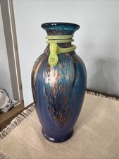 Amphora Vase Blue, Copper
