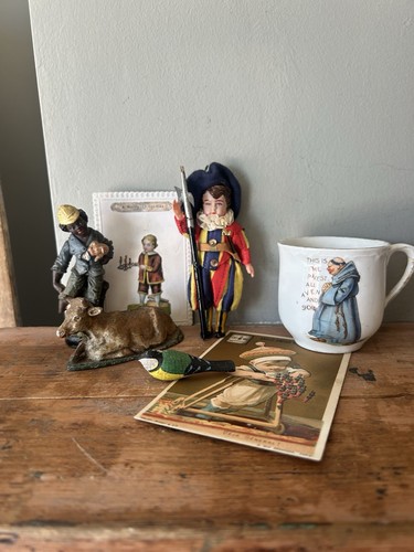 Small group old antique toys - group,