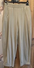 Zara khaki wide leg jogging