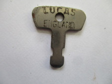 Genuine Original Lucas Ignition Switch Spade Key for classic motorcycle BSA etc
