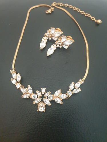 Vintage crystal monet gold - vintage,