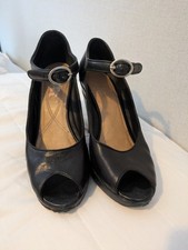Black Poste Mistress Shoes UK