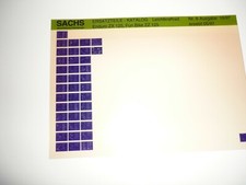 Sachs Spare Parts List