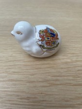 Victoria China Model of Chick Hatching from Egg -  Crest for Harrogate 