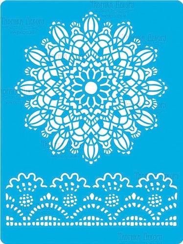 Usable lace mandala - re-usable,