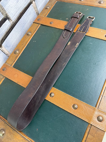English leather side saddle - leather,