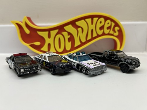 Matchbox police car bundle - bundle, x4