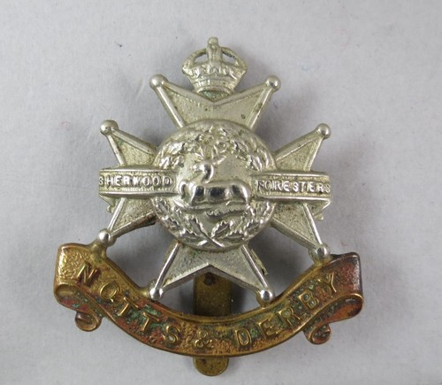 Military cap badge sherwood - badge,