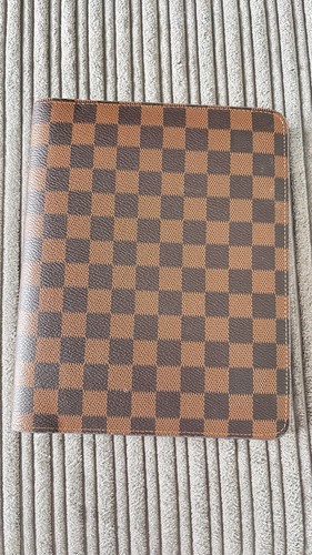 Leather desk agenda cover - leather,