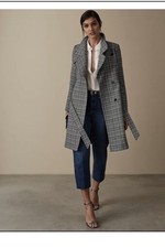 Reiss Rowan Cotton Coat 10 New