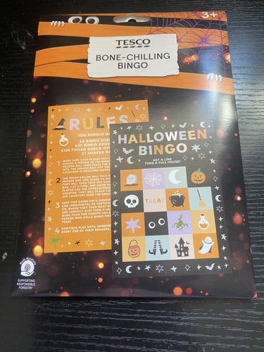 Tesco bone chilling bingo - bingo,