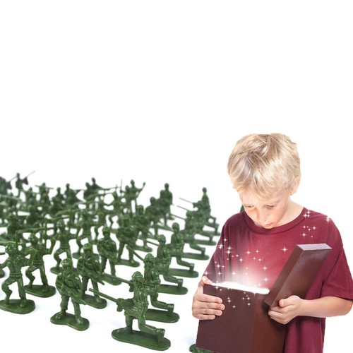 100pcs military soldier - 100pcs,
